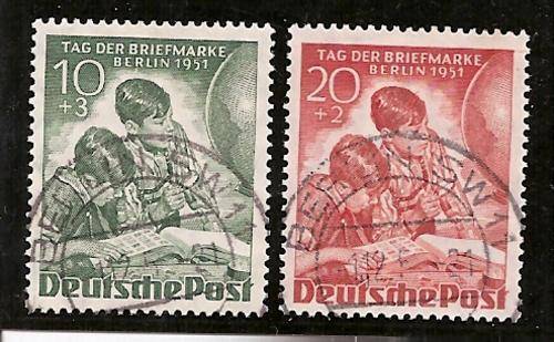 Berlin (West) - 1951 Stamp Day set very fine used..
