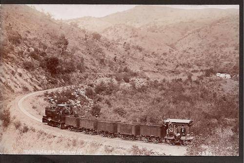 Transvaal/ZAR historic Gold MIne Rail photo postcard
