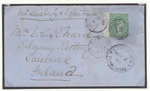 Transvaal/ZAR 1s Bourne Head adhesive on Surgeon Ward cover