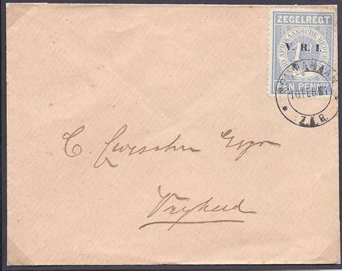 ZAR/Natal cover: Gommamaan postmark