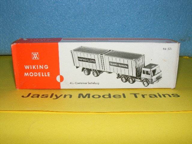 Wiking HO Truck and Trailer