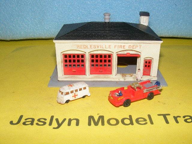 N Gauge Fire Station