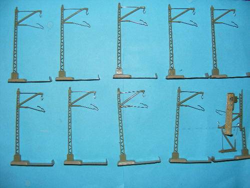 Marklin HO Catenary Masts X 9