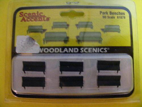 Woodland Scenics HO Park Benches.