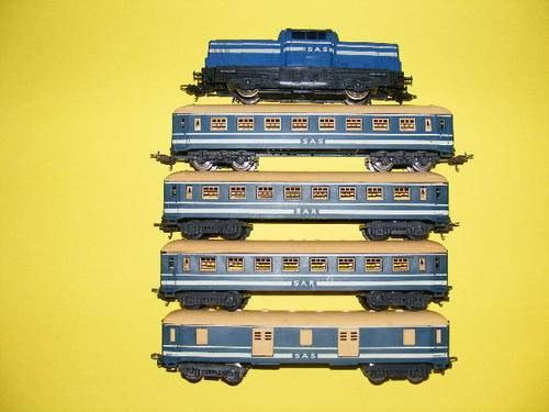Lima HO SAR/SAS Junior Blue Train Set.