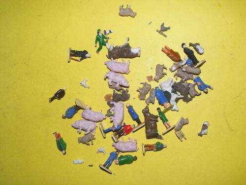HO Job lot Figures, animals