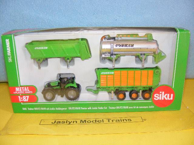 Siku HO Tractor with trailer set,