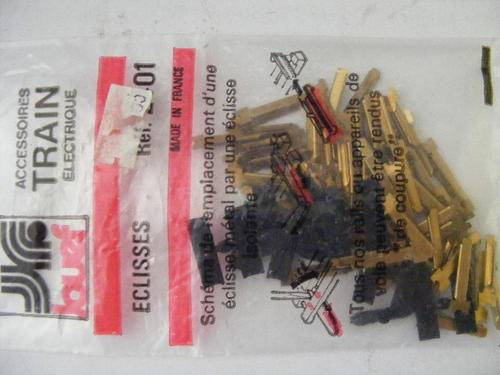 Jouef HO Rail connectors and insulating plates