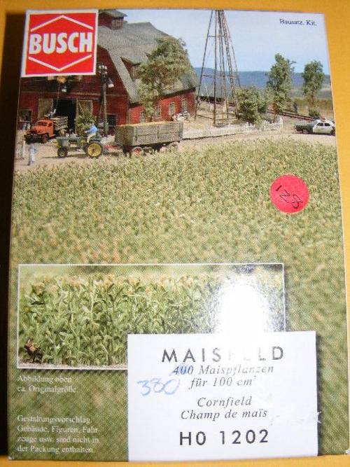 Busch HO Maize Field (380 plants)