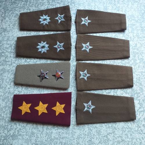 Sadf Epaulettes Ranks