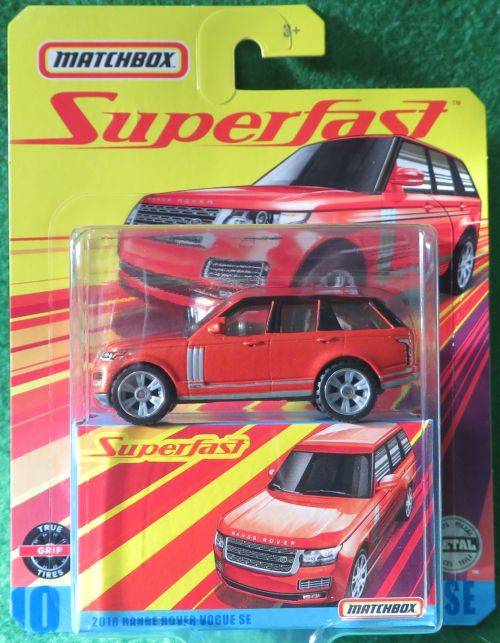 MATCHBOX SF - 2018 RANGE ROVER VOGUE SE - NEW SEALED WITH COLLECTORS BOX