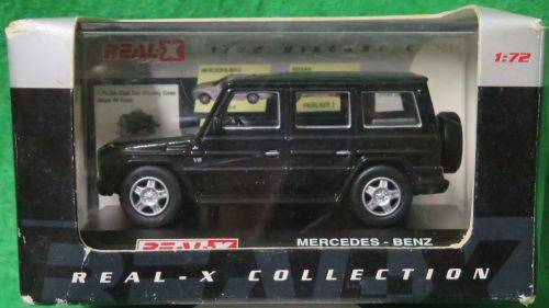 **REAL-X**MERCEDES BENZ G-WAGON**IN ACRYLIC BOX**REALTOY**1/72**