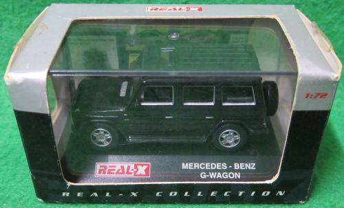 **REAL-X**MERCEDES BENZ G-WAGON**IN ACRYLIC BOX**REALTOY**1/72**