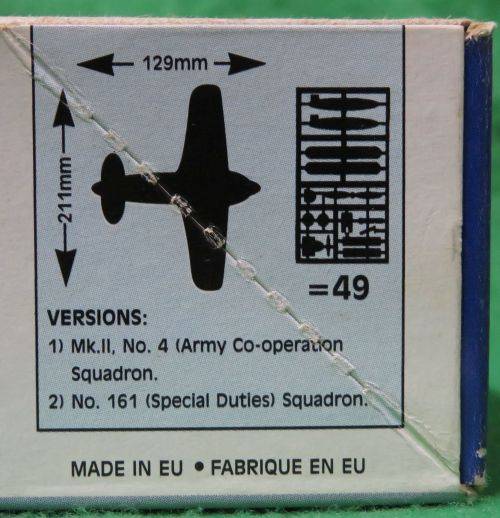 **AIRFIX**MODEL KIT**WESTLAND LYSANDER**1/72**