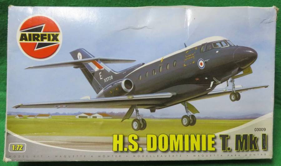 **AIRFIX**MODEL KIT**H.S. DOMINIE T. Mk I**VINTAGE**1/72**LENGTH +- 20CM**