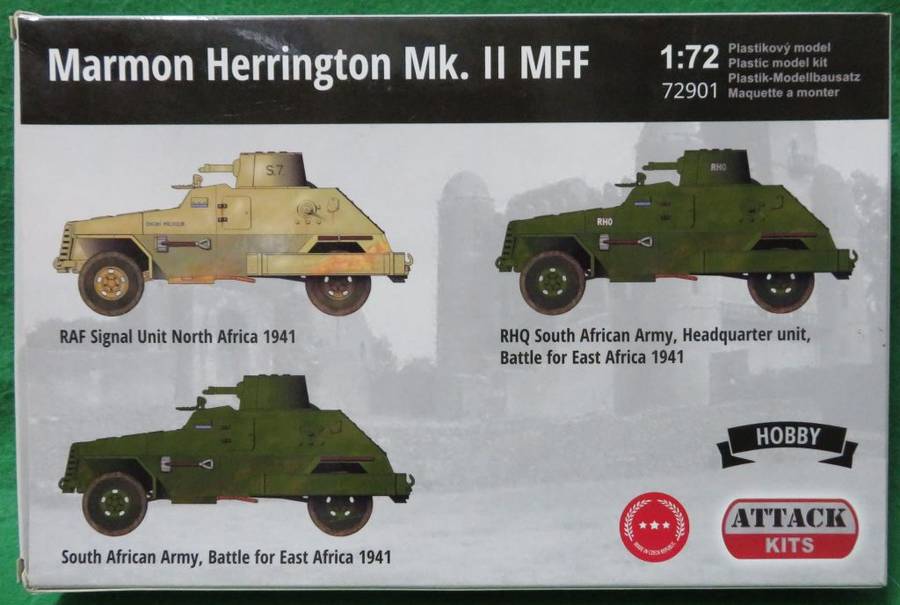 **ATTACK KITS**MODEL KIT**MARMON HERRINGTON Mk. II MFF**VINTAGE**1/72**LENGTH +-7.5CM**