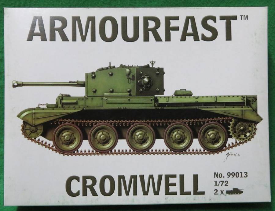**Armourfast**Model kit**2 (two) x Cromwell Tanks**1/72**Vintage**