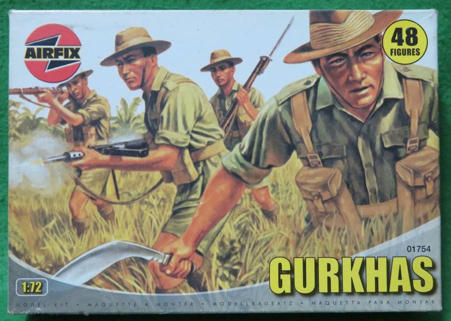 **Airfix**Model kit**GURKHAS**48 parts**Vintage**1/172**