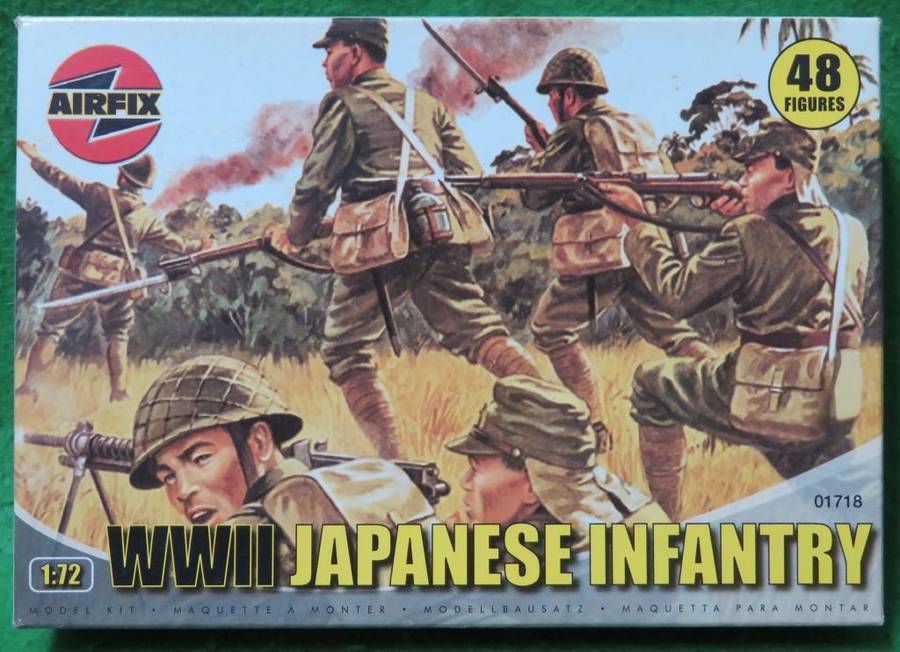 **Airfix**Model kit**WWII Japanese Infantry (48 Parts)**Vintage**1/72**