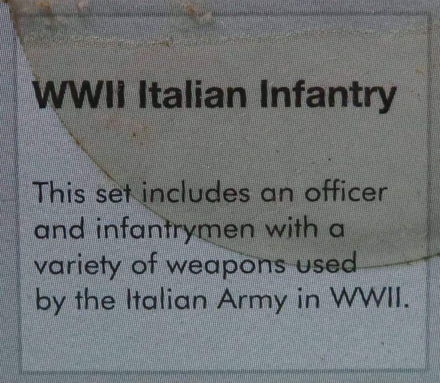 **Airfix**Model kit**WWII Italian Infantry (48 Parts)**Vintage**1/72**