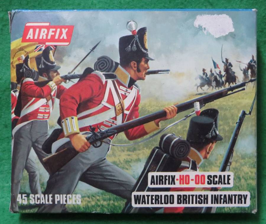 **Airfix**Model kit**Waterloo French British Infantry (45 parts) **Vintage**HO/OO**