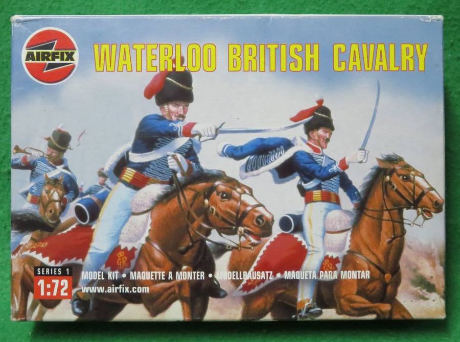 **Airfix**Model kit**Waterloo - British Cavalry (36 x Figures)**Vintage**Scale 1/72**