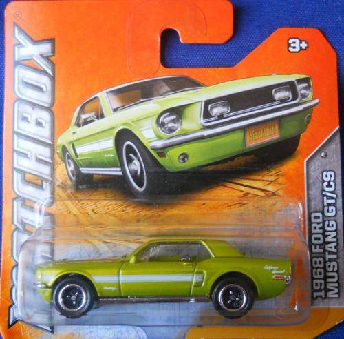 ***1968 FORD MUSTANG GT/CS***MATCHBOX***NEW SEALED***