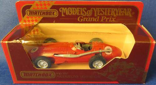 ***RARE***MASERATI 250F GRAND PRIX**MATCHBOX MOY Y-10**BOXED 1986**