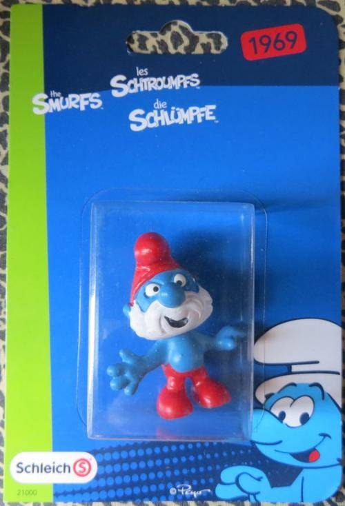 **PAPA SMURF**ORIGINAL IN SEALED PACK**SCHLEICH GMBH - MADE IN GERMANY**