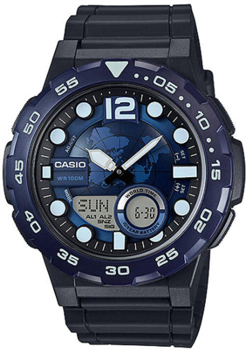 Casio 10-Year Battery Digital Men`s Watch (AEQ-100W-2A)