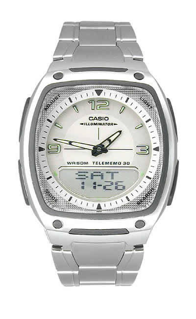 Casio Collection Men's 10-YBattery Digital-Analog Combination Watch AW-81D-7AV