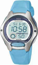 Casio Illuminator 10 Year Battery Ladies Watch LW-200-2BVDF