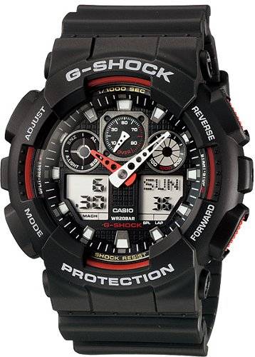 Casio Men's G-Shock Ana-Digi Watch  GA-100-1A4
