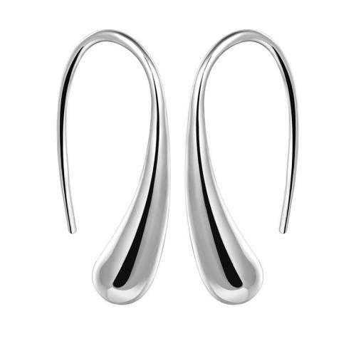 New 925 Sterling silver filled Ladies waterdrop design earrings