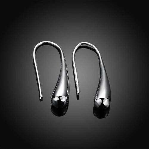 New 925 Sterling silver filled Ladies waterdrop design earrings