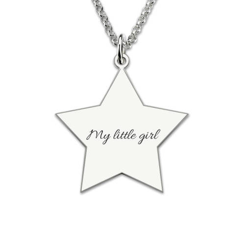 Personalized Sterling Necklace | Picture Engraving | 5 Styles to choose