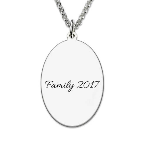 Personalized Sterling Necklace | Picture Engraving | 5 Styles to choose