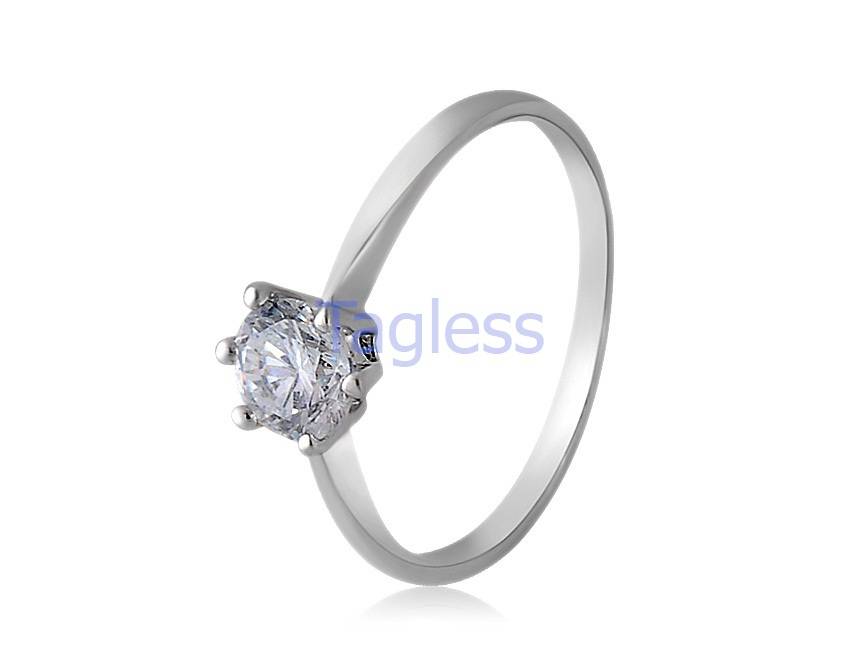 *Exquisite* 18K RGP Diamond Ring 8½#