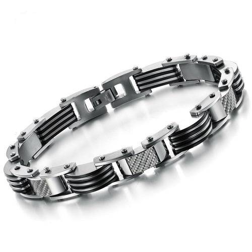1st on BoB, Men's stainless steel high polished Bracelet, Anti alergic, Fantastic quality
