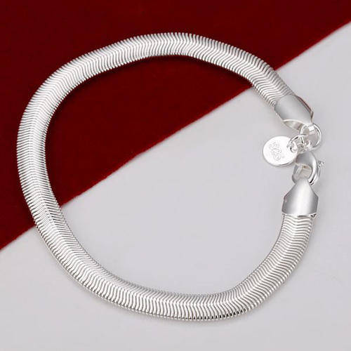 *R350* Local stock, New 925 sterling silver 4mm Snake Bracelet, Option to add Matching necklace.