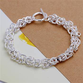 *Local Stock* New 925 Sterling silver filled multiple linked strand bracelet. Absolutely Gorgeous