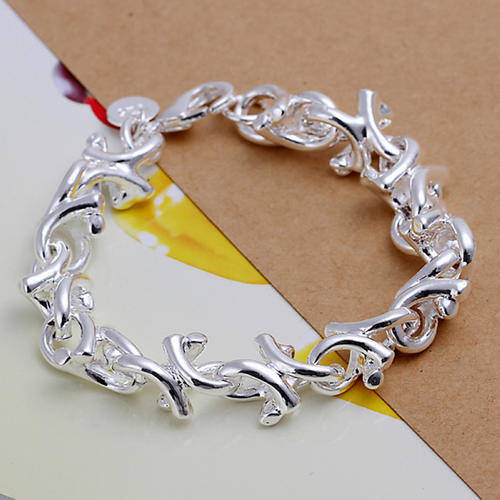 Local stock, New 925 Sterling silver stamped twist design bracelet
