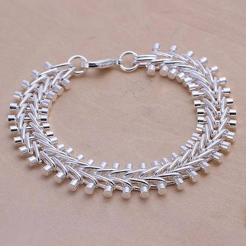 New 925 Sterling silver filled ladies centipede design bracelet