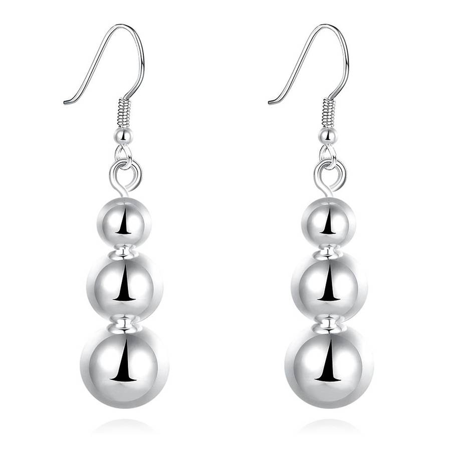 New 925 Sterling silver filled Ladies 3 tier dangle earrings