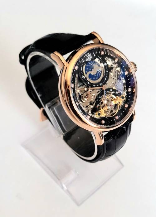 SA Fashion Master Pieces: Genuine leather Handwinding Automatic Mechanical Movement Watch