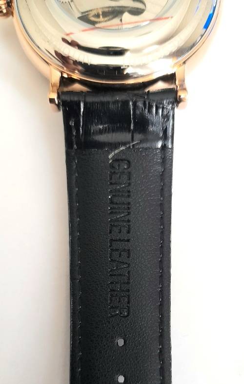 SA Fashion Master Pieces: Genuine leather Handwinding Automatic Mechanical Movement Watch