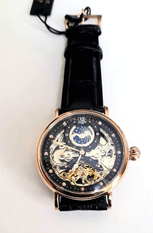 SA Fashion Master Pieces: Genuine leather Handwinding Automatic Mechanical Movement Watch