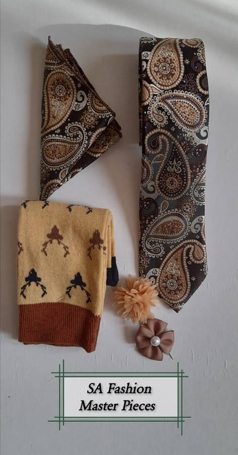 SA Fashion Master Pieces Gentlemen Tie Accessories combo