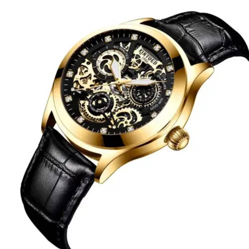 SA Fashion Master Pieces: Genuine leather Handwinding Automatic Mechanical Movement Watch