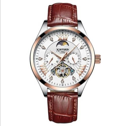 SA Fashion Master Pieces: Genuine leather Handwinding Automatic Mechanical Movement Watch